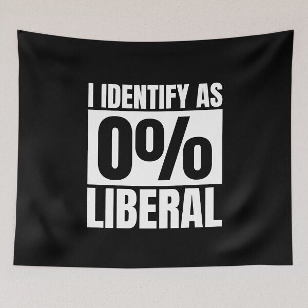 Item preview, I Identify As 0 Percent Liberal designed and sold by Dondonmart.