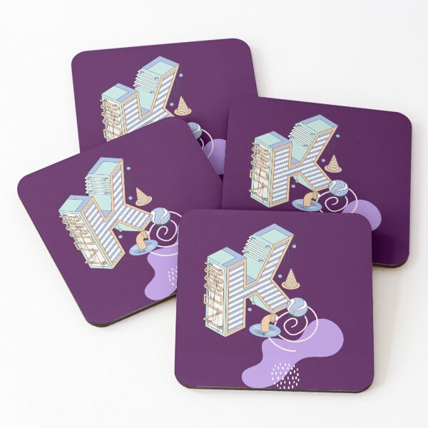 Item preview, Isometric Letter K - Modern Abstract Creative Design designed and sold by Soluna Studio.