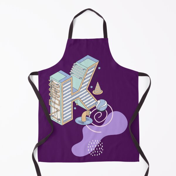 Item preview, Isometric Letter K - Modern Abstract Creative Design designed and sold by Soluna Studio.