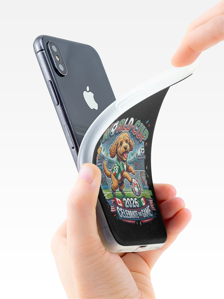 Thumbnail 4 of 5, iPhone Case, Cockapoo World Cup 2026 designed and sold by RNTStudio.