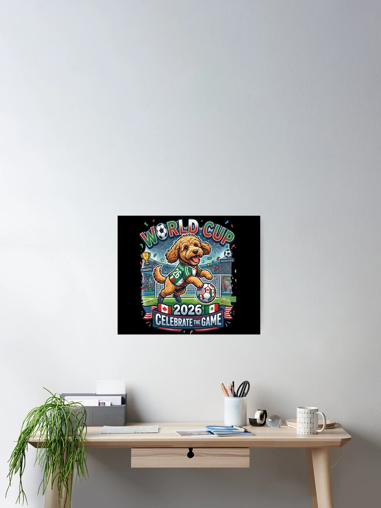 Thumbnail 2 of 3, Poster, Cockapoo World Cup 2026 designed and sold by RNTStudio.