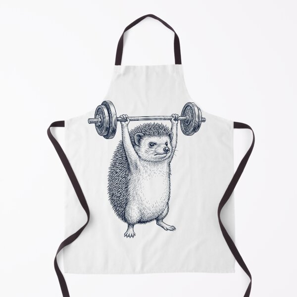 Artikelvorschau, Vintage-Igel-Gewichtheber-Kreuzheben-Fitnessstudio-Tierliebhaber entworfen und verkauft von DoodleTortle.