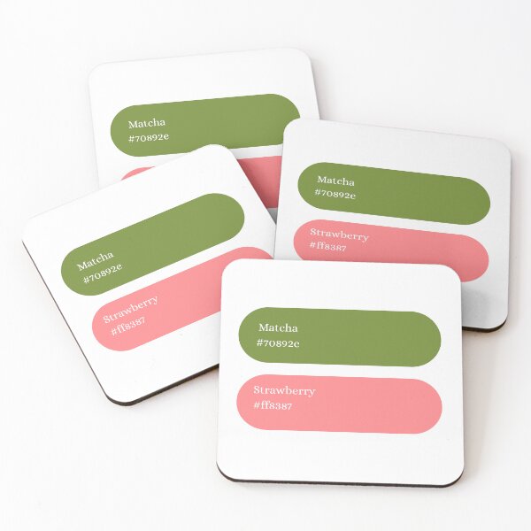 Item preview, Matcha Strawberry color hex designed and sold by Niji Hibana.