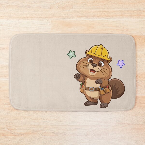Item preview, Cute Beaver Builder Playground Designer – Build My Dream World | Kids Creative Dream Job designed and sold by jindezign.