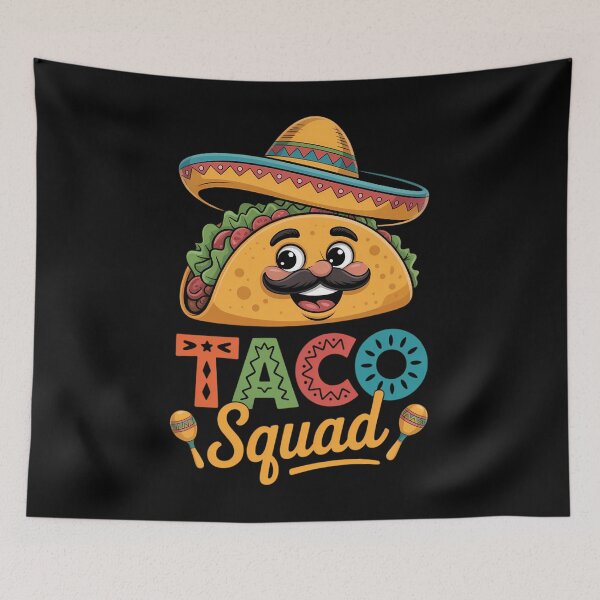 Item preview, Mexican Food Lover Cute Taco Squad designed and sold by Moon-Ape.
