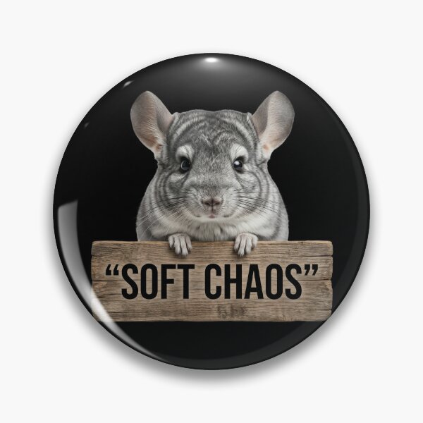 Item preview, Soft Chaos Chinchilla Funny Quote Sticker designed and sold by EimSol.