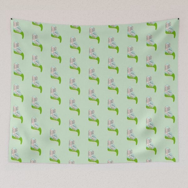 Item preview, Isometric Letter L - Eco-Friendly Green Architecture Design designed and sold by Soluna Studio.