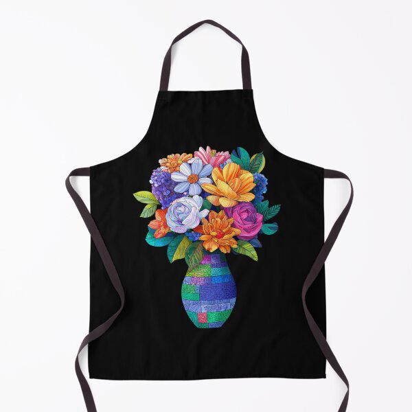 Item preview, Flower in vase designed and sold by bubblyrainbow.