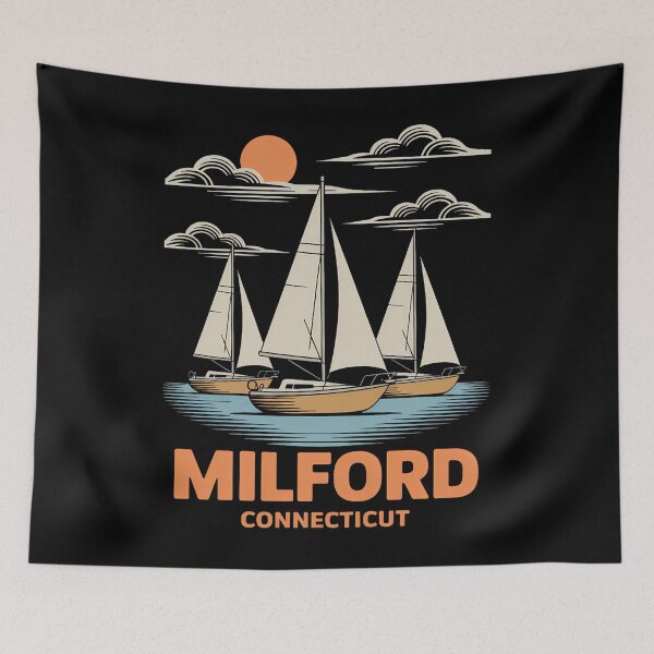 Item preview, MILFORD Connecticut sailing constitution designed and sold by Moon-Ape.
