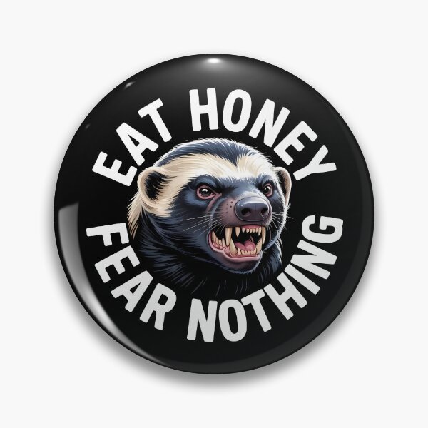 Aperçu de l'œuvre Honey Badger créée et vendue par Funny Vintage Stickers And T-Shirts.