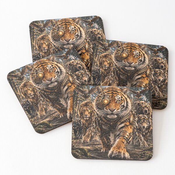 Item preview, Steampunk Tiger Alliance - Apparel designed and sold by Altered Art By Steve.