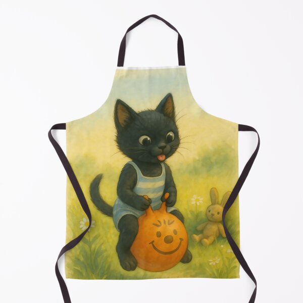 Item preview, Vintage Black Cat on Hopper designed and sold by MoonfurStudio.