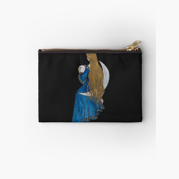 Item preview, Goddess Selena resting on a crescent moon designed and sold by creaphyl28.