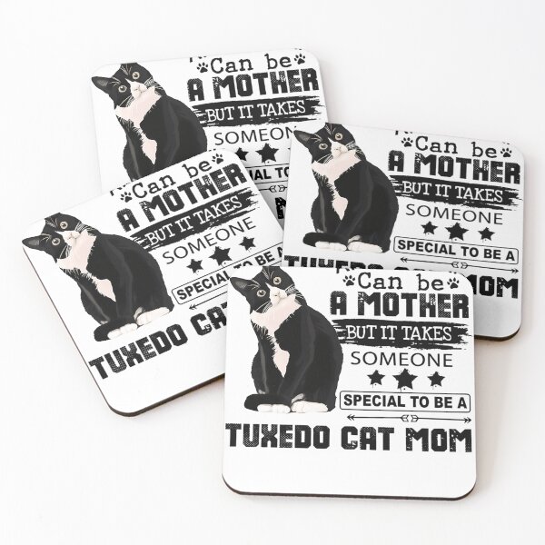 Item preview, Any Woman Can Be A Mother But It Takes Someone Special To Be A Tuxedo Cat Mom designed and sold by AlviaAlcedoArt.