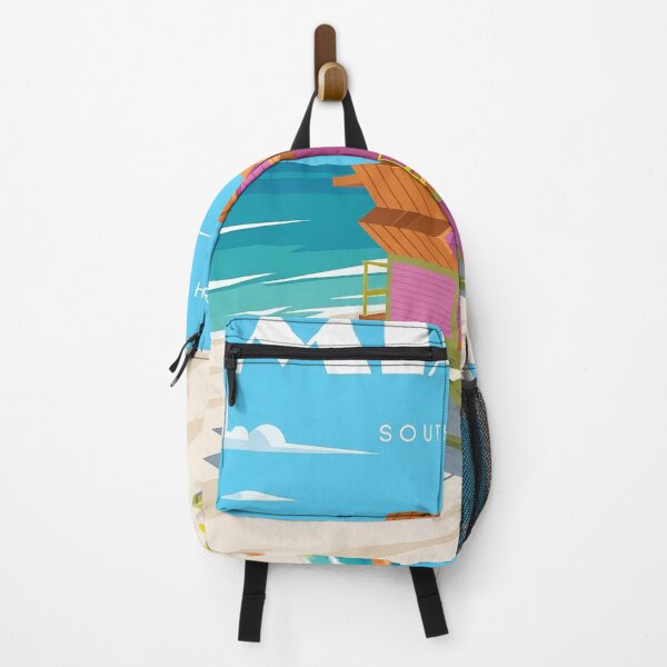 Item preview, Miami Retro Travel Poster | South Beach Vintage Wall Art” designed and sold by Arctic frame studio.