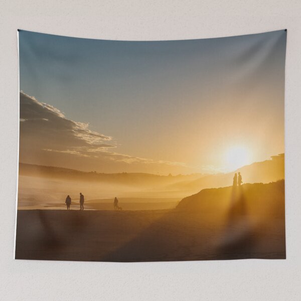 Artikelvorschau, Sonnenuntergang im Seenebel, Knights Beach, Port Elliot, Südaustralien (Foto) entworfen und verkauft von Tash Mohring.