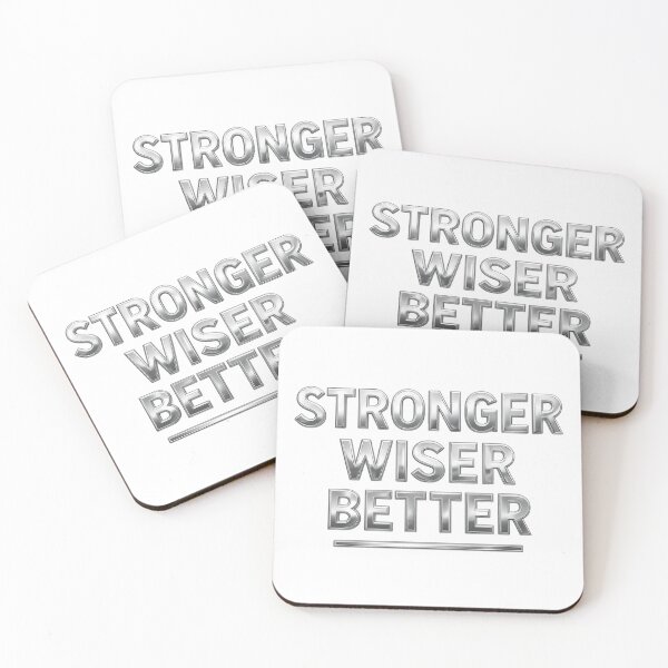 Item preview, Stronger. Wiser. Better. designed and sold by MaciejErdon.