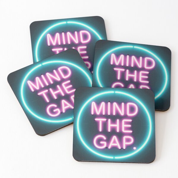 Item preview, Mind the Gap Neon Light Sign designed and sold by Dancing Papaya.