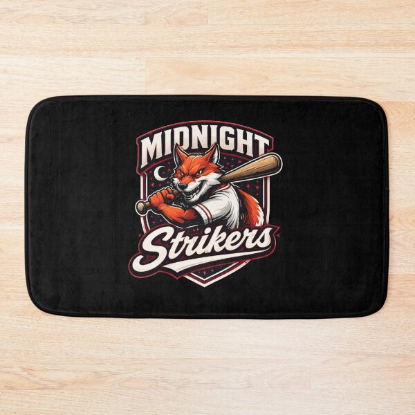 Item preview, Midnight Strikers Fox Baseball Mascot Logo – Vintage Sports Style Graphic Tee designed and sold by CosmicSplendor.