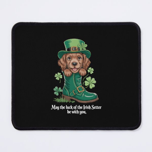Item preview, Lucky Irish Setter St. Patrick’s Day Dog Lovers, Shamrocks designed and sold by VENOM0RIOT.