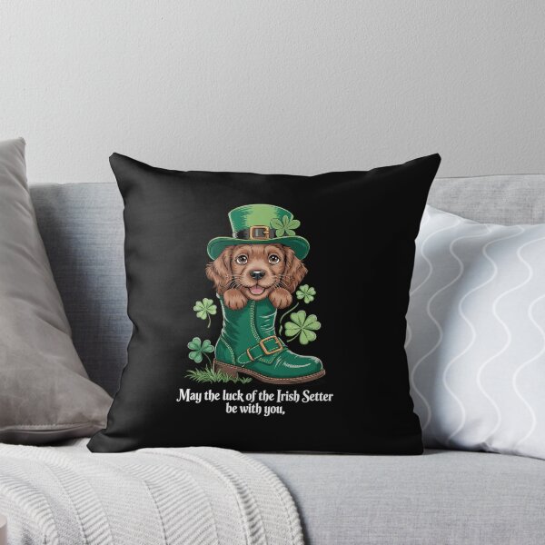 Item preview, Lucky Irish Setter St. Patrick’s Day Dog Lovers, Shamrocks designed and sold by VENOM0RIOT.