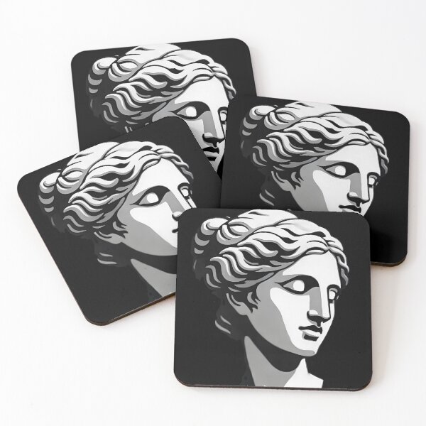 Item preview, Classical Female Statue Tee Greek Goddess Minimal Art designed and sold by JerdbordinShop.