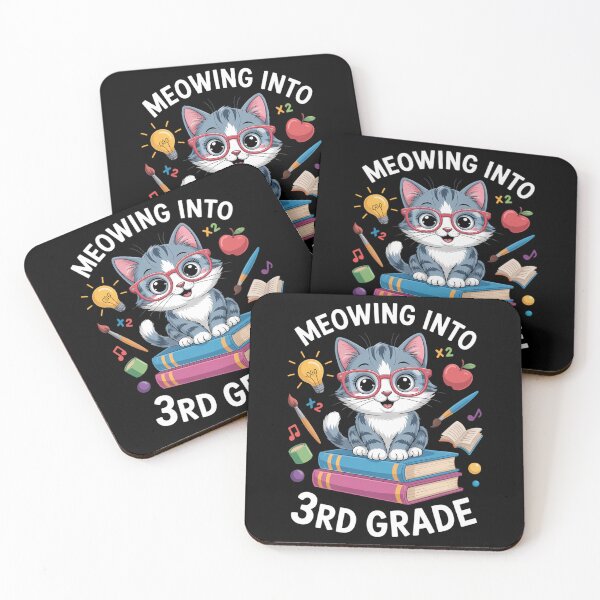 Item preview, Meowing Into 3rd Grade Back To School Cat Lovers designed and sold by VENOM0RIOT.
