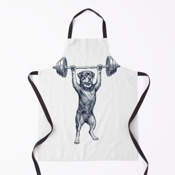 Item preview, Vintage Rottweiler Weightlifting Deadlift Gym Dog Lover designed and sold by DoodleTortle.