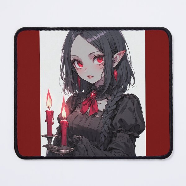 Item preview, Gothic vampire girl with candles designed and sold by ArtsJulian.