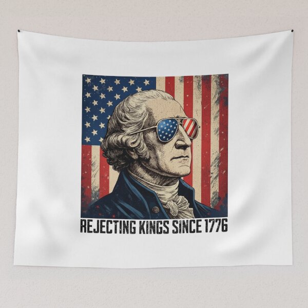 Item preview, Rejecting Kings Since 1776 Protest, Pro Democracy, Anti Authoritarianism, Anti MAGA, Anti Trump designed and sold by toongstudio.