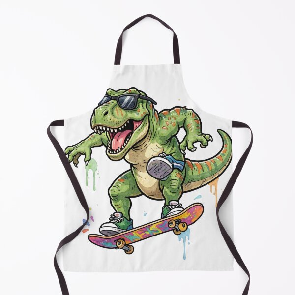 Item preview, skateboarding dinosaur designed and sold by catcurio.