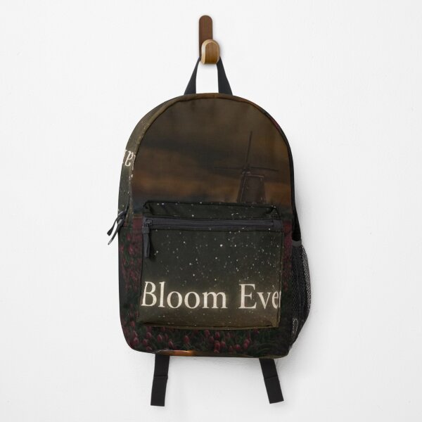 Item preview, Bloom Even in Darkness – Motivational Night Sky & Flower Field Aesthetic designed and sold by RushVibeWear.