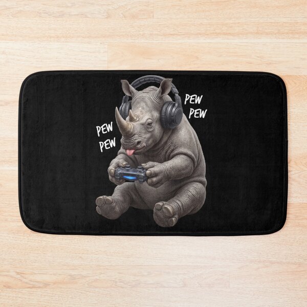 Item preview, Gaming Rhino Gamer Videogaming Animal Lover designed and sold by TerryConnells.