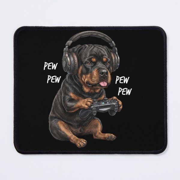 Item preview, Gaming Rottweiler Gamer Videogaming Dog Lover designed and sold by TerryConnells.