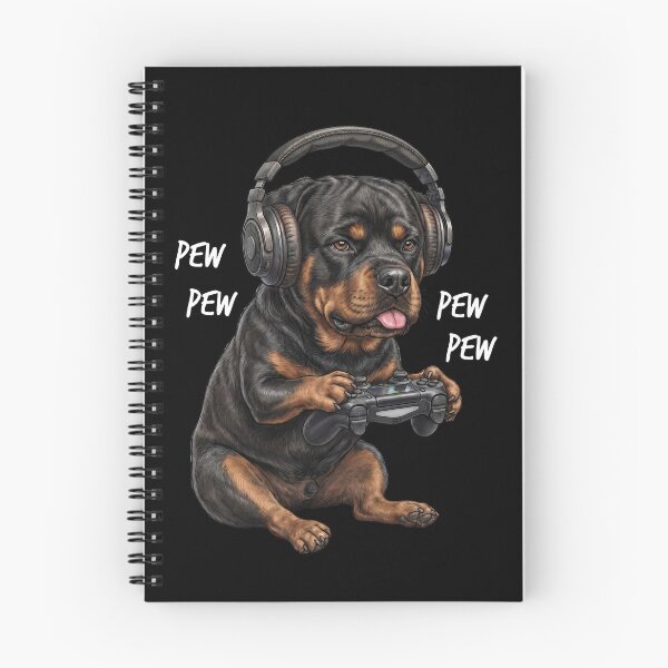 Item preview, Gaming Rottweiler Gamer Videogaming Dog Lover designed and sold by TerryConnells.