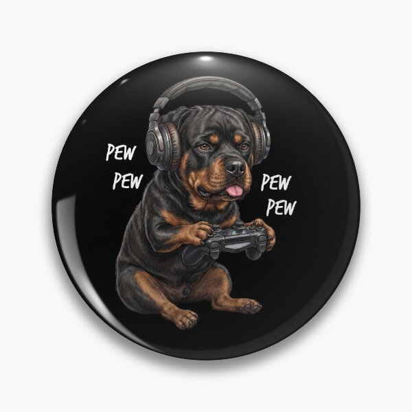 Item preview, Gaming Rottweiler Gamer Videogaming Dog Lover designed and sold by TerryConnells.