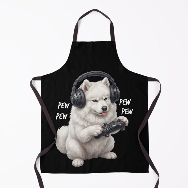 Item preview, Gaming Samoyed Gamer Videogaming Dog Lover designed and sold by TerryConnells.