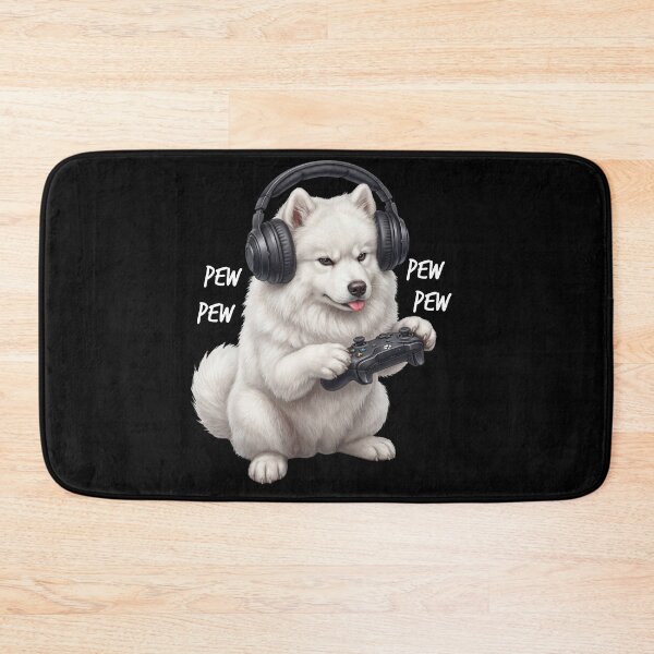 Item preview, Gaming Samoyed Gamer Videogaming Dog Lover designed and sold by TerryConnells.