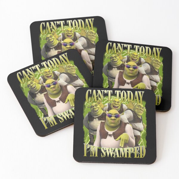 Item preview, Vintage Shrek Can'T Today I'M Swamped designed and sold by RococoSort.