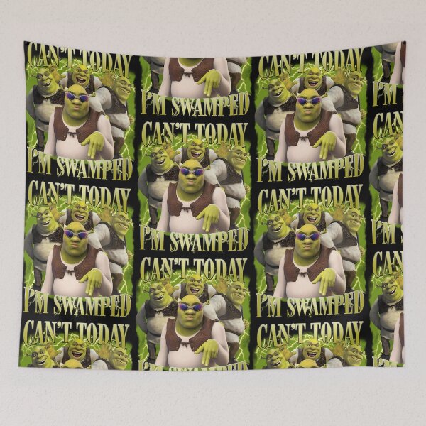 Item preview, Vintage Shrek Can'T Today I'M Swamped designed and sold by RococoSort.