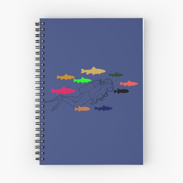 Artikelvorschau, Taucher schwimmt mit vielen Fischen entworfen und verkauft von geekmania48.