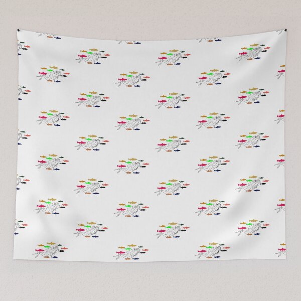 Item preview, diver swimming with many fish designed and sold by geekmania48.