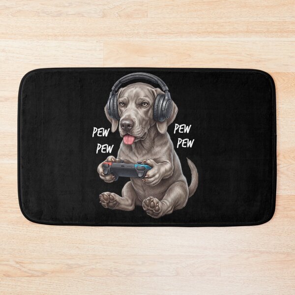 Item preview, Gaming Weimaraner Gamer Videogaming Dog Lover designed and sold by TerryConnells.