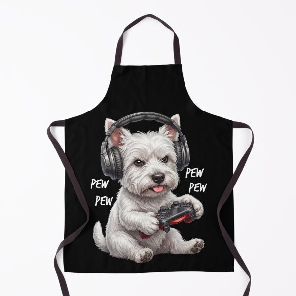 Item preview, Gaming West Highland White Terrier Gamer Videogaming Dog Lover designed and sold by TerryConnells.