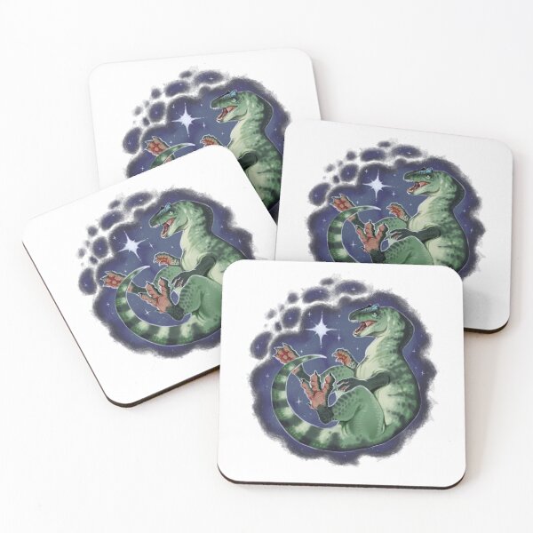 Item preview, Cute Allosaurus in space designed and sold by Arnollen.