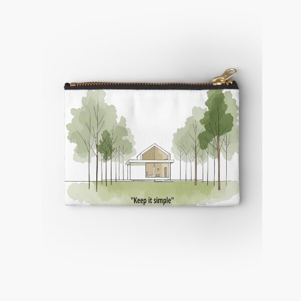 Item preview, Minimalist A-Frame Cabin - Keep It Simple designed and sold by Modern Nest Art.