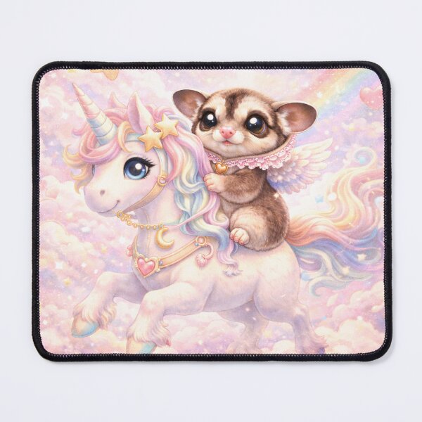 Item preview, Sugar Glider on Unicorn – Dreamy Kawaii Fantasy designed and sold by OneStepFromArt.