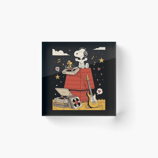 Item preview, Vinyl Vibes  Snoopy  Woodstocks Retro Jam Session designed and sold by RococoSort.