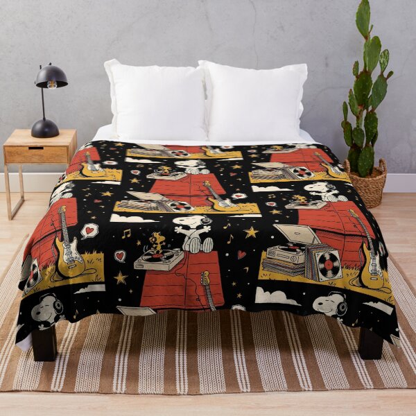 Item preview, Vinyl Vibes  Snoopy  Woodstocks Retro Jam Session designed and sold by RococoSort.