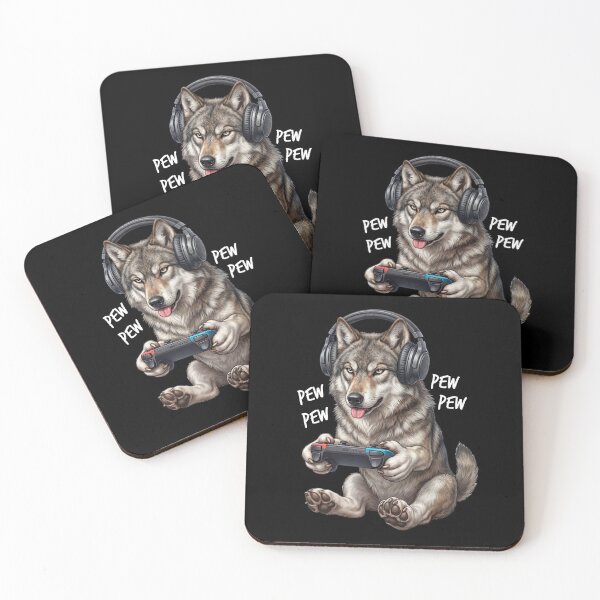 Item preview, Gaming Wolf Gamer Videogaming Animal Lover designed and sold by TerryConnells.